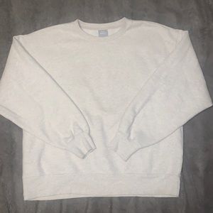 TNA COZY FLEECE BOYFRIEND CREW SWEATSHIRT
